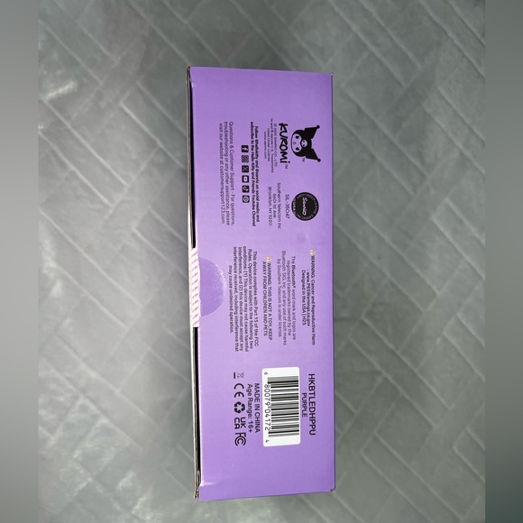 Kuromi Purple Over Ear LED Deluxe Wireless Headphones, NIB - Picture 5 of 6